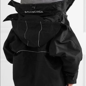 Balenciaga Swing Parka Jacket